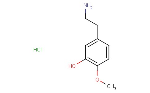 5-(2-aminoethyl)-2-methoxyphenol hydrochloride