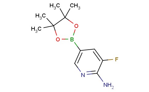 3-fluoro-5-(4,4,5,5-tetramethyl-1,3,2-dioxaborolan-2-yl)pyridin-2-amine