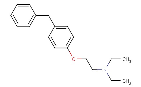 2-(4-benzylphenoxy)-N,N-diethylethanamine