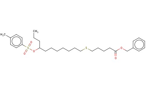 14-(R,S)-Tosyloxy-6-thiaheptadecanoic acid benzyl ester 