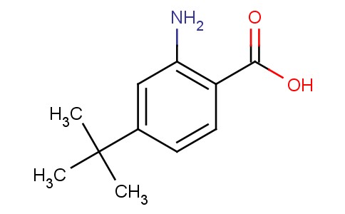 2-氨基-4-(1,1-二甲基乙基)-苯甲酸