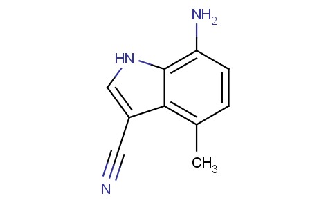 7-amino-4-methyl-1H-Indole-3-carbonitrile