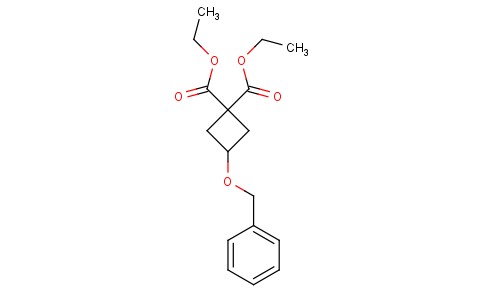 3-Benzyloxy cyclobutane-1,1-dicarboxylic acid diethyl ester