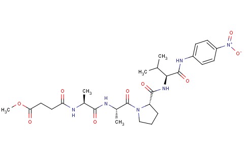 L-Valinamide, N-(4-methoxy-1,4-dioxobutyl)-L-alanyl-L-alanyl-L-prolyl-N-(4-nitrophenyl)-