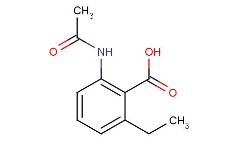2-(acetylamino)-6-ethylbenzoic acid