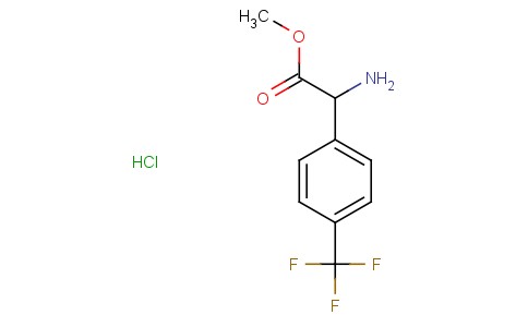 2-氨基-2-[4-(三氟甲基)苯基]乙酸甲酯盐酸盐