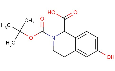 2-Boc-6-羟基-1,2,3,4-四氢-异喹啉-1-甲酸