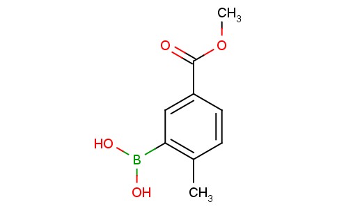 5-甲氧甲酰基-2-甲基苯硼酸