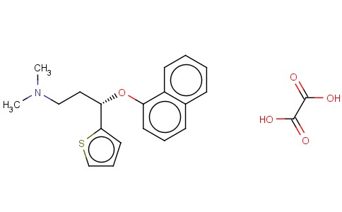 S-(+)-N,N-Dimethyl-3-(1-Naphthalenyloxy)-3-(2-thienyl)-1-propanamine oxalate