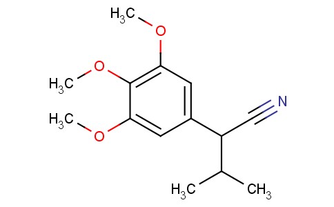 2-(3,4,5-Trimethoxyphenyl)-3-methylbutyronitrile