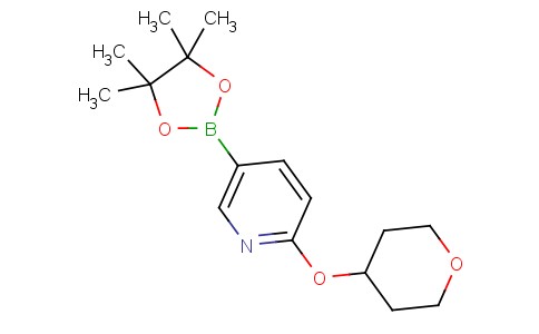 2-(四氢吡喃-4-基氧基)-5-(4,4,5,5-四甲基-[1,3,2]二氧杂环戊硼烷-2-基)-吡啶