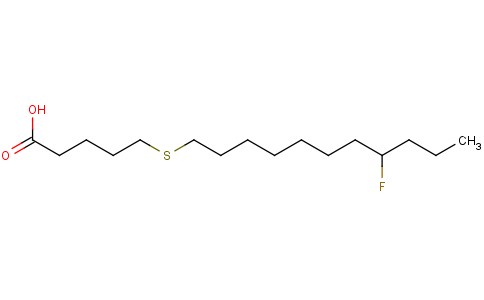 14-Fluoro-6-thiaheptadecanoic acid