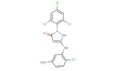 5-[(5-氨基-2-氯苯基)氨基]-2,4-二氢-2-(2,4,6-三氯苯基)-3H-吡唑-3-酮