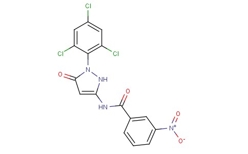 1-(2',4',6'-三氯苯基)-3-(间硝基苯甲酰胺基)-5-吡唑酮