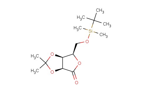 5-O-叔丁基二甲基硅基-2,3-O-异亚丙基-D-来苏糖酸-1,4-内酯