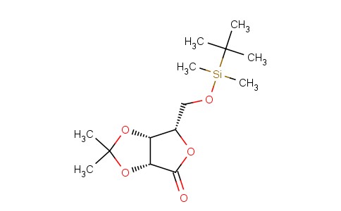 5-O-[(叔丁基)二甲基硅基]-2,3-O-(1-甲基亞乙基)-L-來蘇糖酸 GAMMA-內(nèi)酯