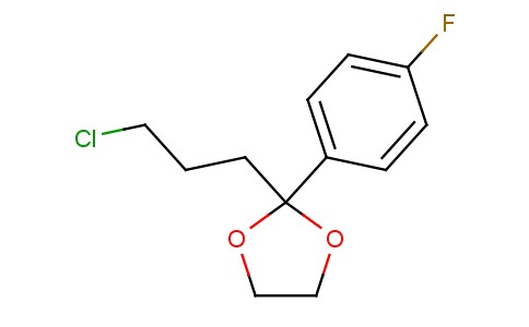 2-(3-氯丙基)-2-(4-氟苯基)-1,3-二氧戊环