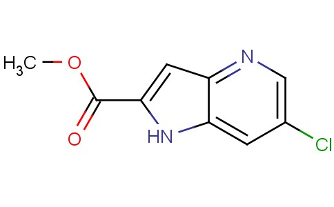 甲基-6-氯-1H-吡咯并[3,2-b]吡啶-2-羧酸乙酯