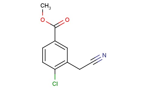 4-Chloro-3-cyanomethyl benzoic acid methyl ester