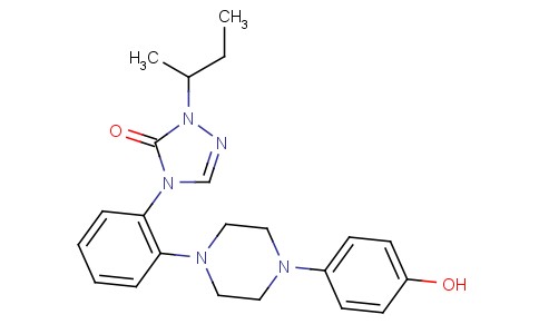 1-sec-butyl-4-(2-(4-(4-hydroxyphenyl)piperazin-1-yl)phenyl)-1H-1,2,4-triazol-5(4H)-one