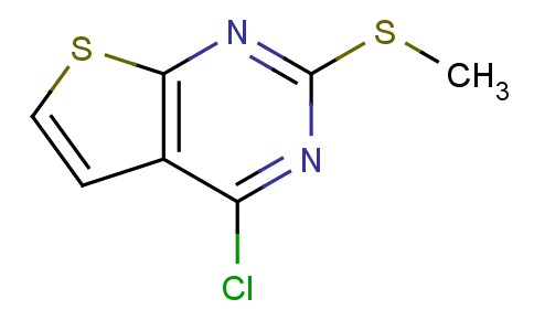 4-chloro-2-(methylthio)thieno[2,3-d]pyrimidine