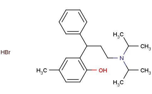 2-[3-[Bis(1-Methylethyl)Amino]-1-Phenylpropyl]-4-Methyl Phenol Monohydrobromide
