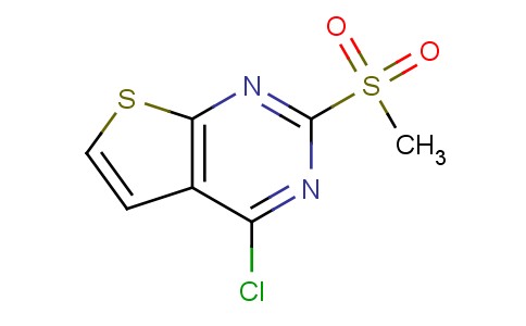 4-chloro-2-(methylsulfonyl)thieno[2,3-d]pyrimidine