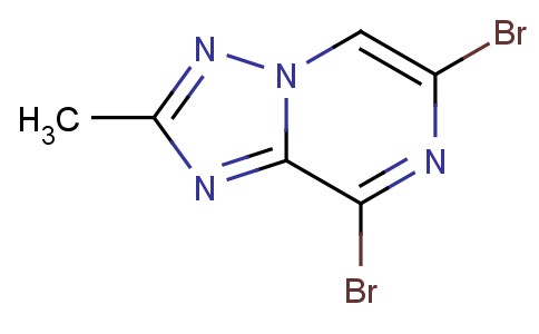 6,8-dibromo-2-methyl-[1,2,4]triazolo[1,5-a]pyrazine 