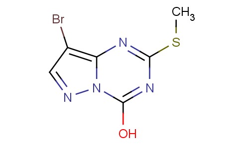 8-bromo-2-(methylthio)pyrazolo[1,5-a][1,3,5]triazin-4-ol