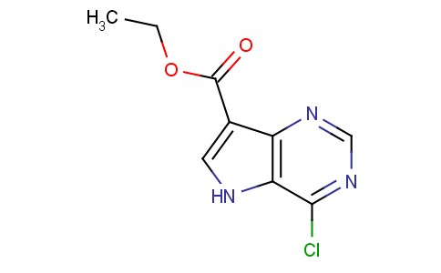 4-氯-5氢-吡咯并[3,2-D]嘧啶-7-甲酸乙酯