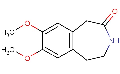 7,8-二甲氧基-1,3,4,5-四氢苯并氮杂卓-2-酮