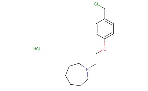1-{2-[4-(Chloromethyl)phenoxy]ethyl} azepane hydrochloride