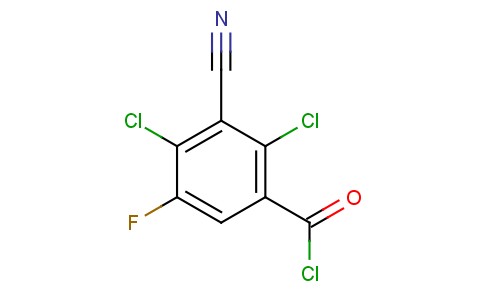 3-Cyano-2,4-dichloro-5-fluorobenzoylchloride