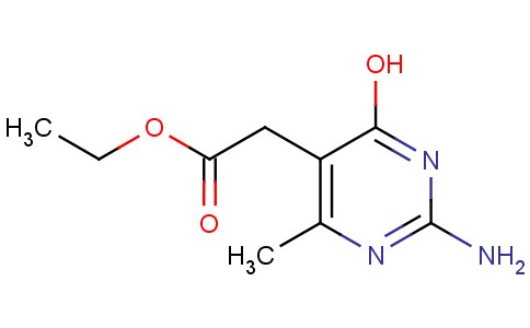 Ethyl(2-amino-4-hydroxy-6-methyl-5-pyrimidinyl)acetate
