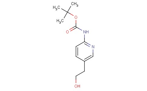 [5-(2-hydroxyethyl)pyridin-2-yl]carbamic acid tert-butyl ester