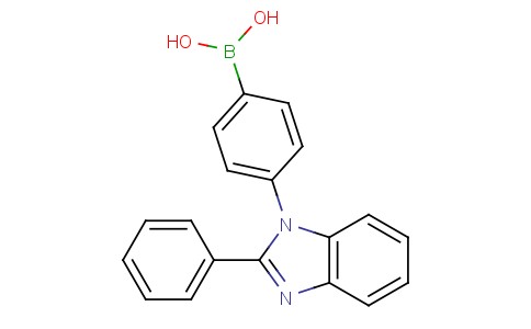 [4-(2-苯基-1H-苯并咪唑-1-基)苯基]硼酸
