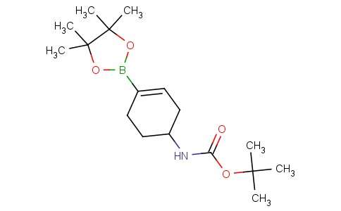 叔丁基4-(4,4,5,5-四甲基-1,3,2-二氧杂环戊硼烷-2-基)环己-3-烯基氨基甲酸叔丁酯