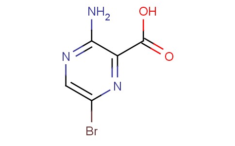 3-氨基-6-溴吡嗪-2-甲酸