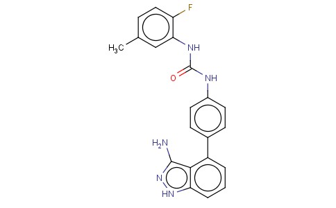 N-[4-(3-氨基-1H-吲唑-4-基)苯基]-N'-(2-氟-5-甲基苯基)脲