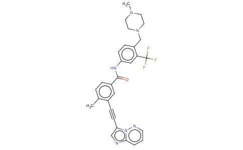 3-(2-咪唑并[1,2-B]哒嗪-3-乙炔基)-4-甲基-N-[4-[(4-甲基-1-哌嗪基)甲基]-3-(三氟甲基)苯基]苯甲酰胺
