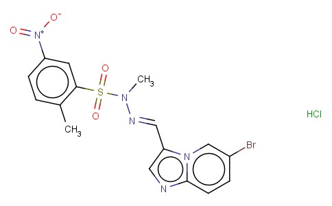 2-甲基-5-硝基苯磺酸 (2E)-2-[(6-溴咪唑并[1,2-A]吡啶-3-基)亚甲基]-1-甲酰肼