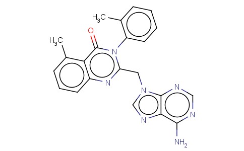 2-[(6-氨基-9H-嘌呤-9-基)甲基]-5-甲基-3-(2-甲基苯基)-4(3H)-喹唑啉酮