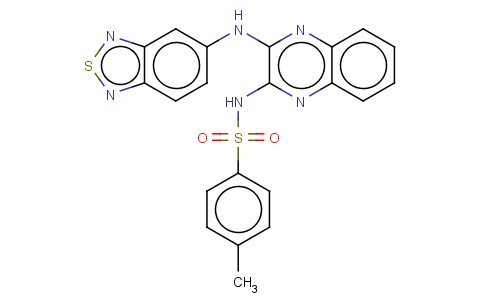N-[3-(2,1,3-苯并噻二唑-5-氨基)-2-喹喔啉基]-4-甲基苯磺酰胺