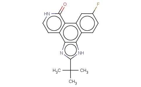 2-(1,1-二甲基乙基)-9-氟-1,6-二氢-7H-苯并[H]咪唑并[4,5-F]异喹啉-7-酮
