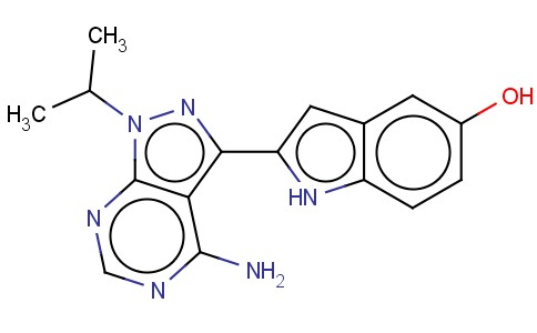2-(4-氨基-1-异丙基-1H-吡唑并[3,4-D]嘧啶-3-基)-1H-吲哚-5-醇