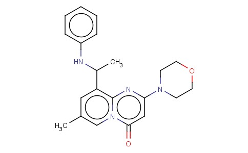 (+/-)-7-甲基-2-(吗啉-4-基)-9-(1-苯基氨基乙基)吡啶并[1,2-A]嘧啶-4-酮