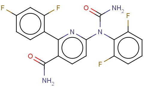 6-[(氨基羰基)(2,6-二氟苯基)氨基]-2-(2,4-二氟苯基)-3-吡啶甲酰胺