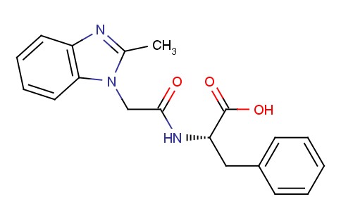 (S)-N-[(2-甲基-1H-苯并咪唑-1-基)乙酰基]-L-苯丙氨酸