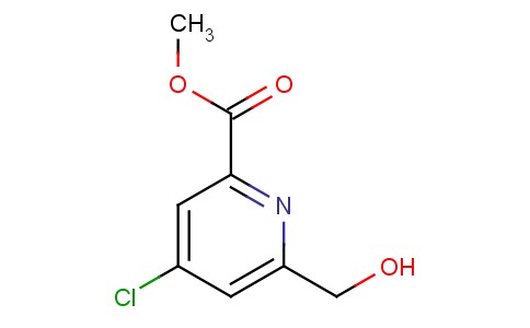4-氯-6-羟甲基-2-吡啶甲酸甲酯