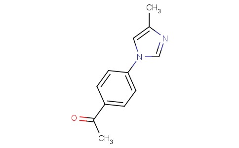 1-(4-(4-甲基-1H-咪唑-1-基)苯基)乙酮